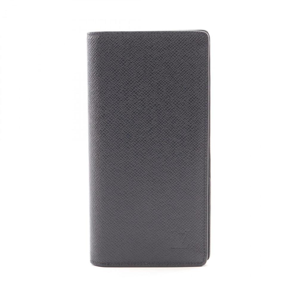 Louis Vuitton Portefeuille Brazza Bi-fold Long Wallet, Taiga Leather, Men's, ...